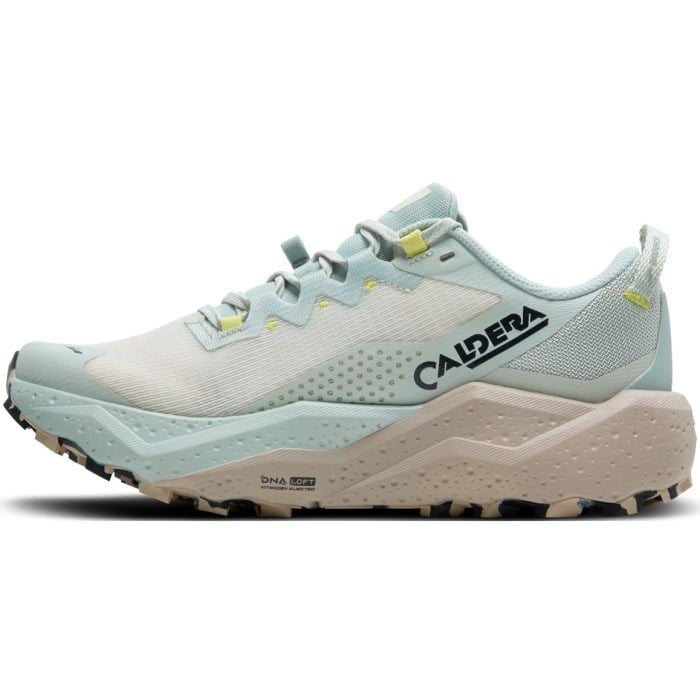 Brooks Caldera 8 - Womens Trail Running Shoes - Misty Blue/Coconut/Chat