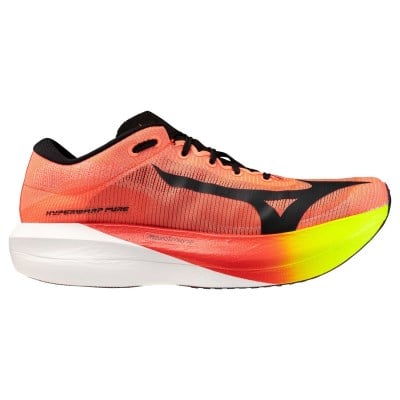 Mizuno Hyperwarp Pure - Unisex Racing Shoes - Lava Orange/Black/Lightning Yellow