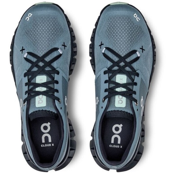 On Cloud X 3 - Womens Running Shoes - Wash/Ink
