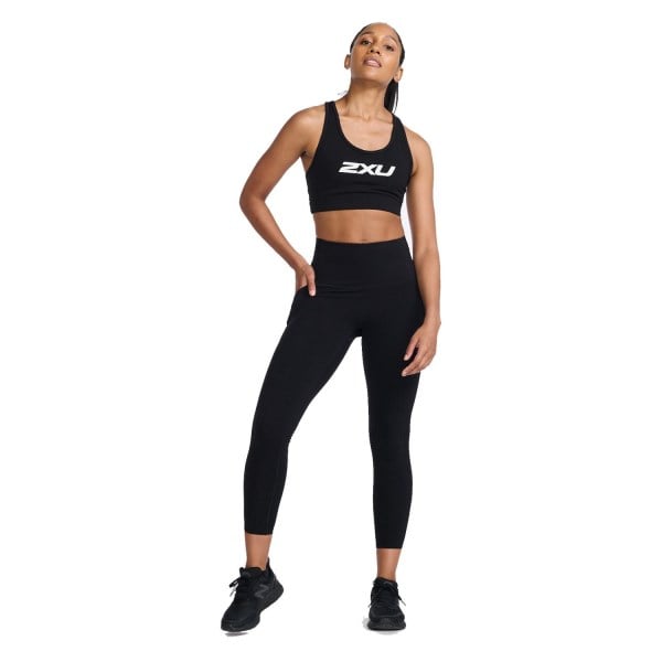 2XU Form Stash Hi-Rise Womens Compression Tights - Double Black