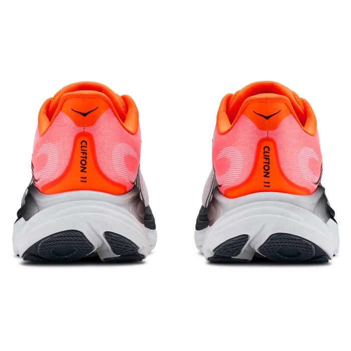 Hoka Clifton 11 - Mens Running Shoes - Neon Tangerine/Frost - image 3