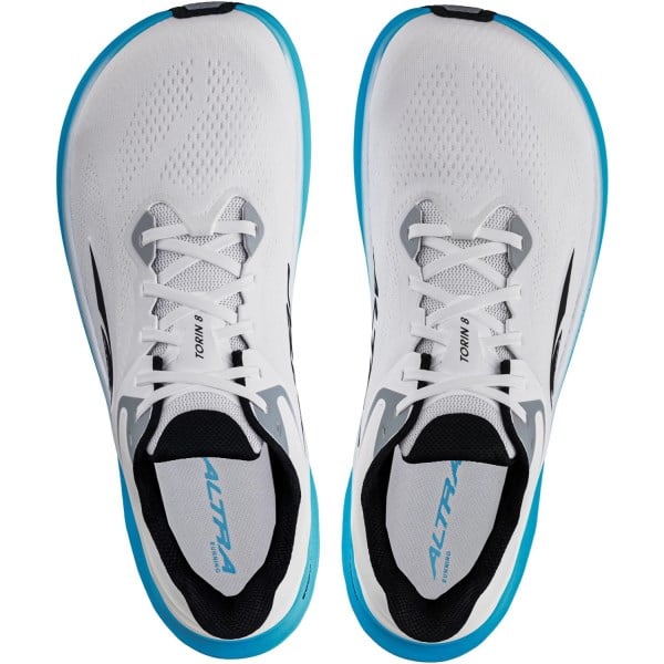 Altra Torin 8 - Mens Running Shoes - White/Blue