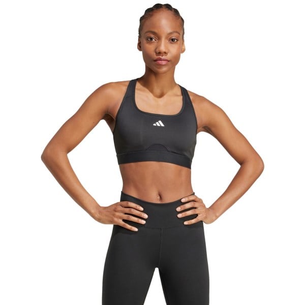 adidas PowerReact Training Bra - Womens - Black