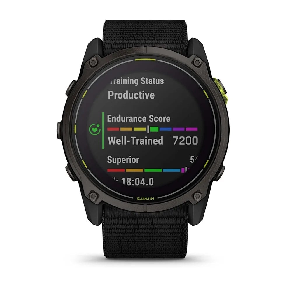 Garmin Enduro 3 DLC Titanium Performance Smartwatch - Carbon Grey/Black