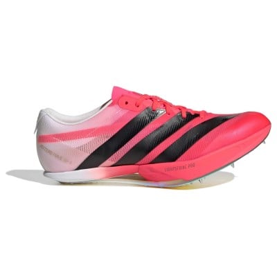 adidas Adizero Prime SP 4 - Unisex Track Sprint Spikes - Solar Turbo/Core Black/Gold Metallic