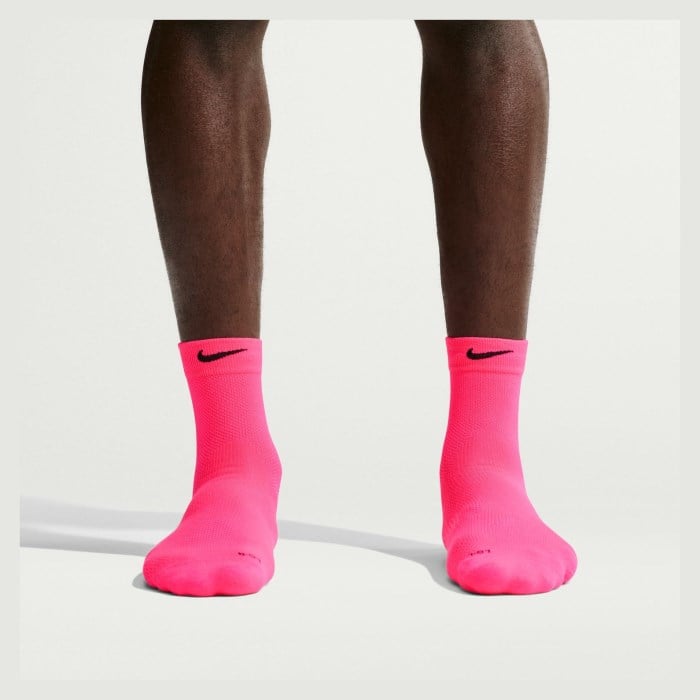 Nike Lightweight Crew Running Socks - Hyper Pink/Black - image 4