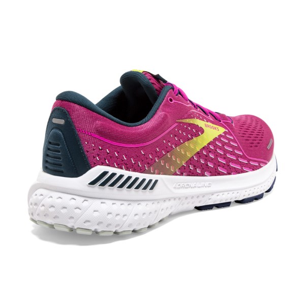 Brooks Adrenaline GTS 21 - Womens Running Shoes - Raspberry/Pink/Sulphur