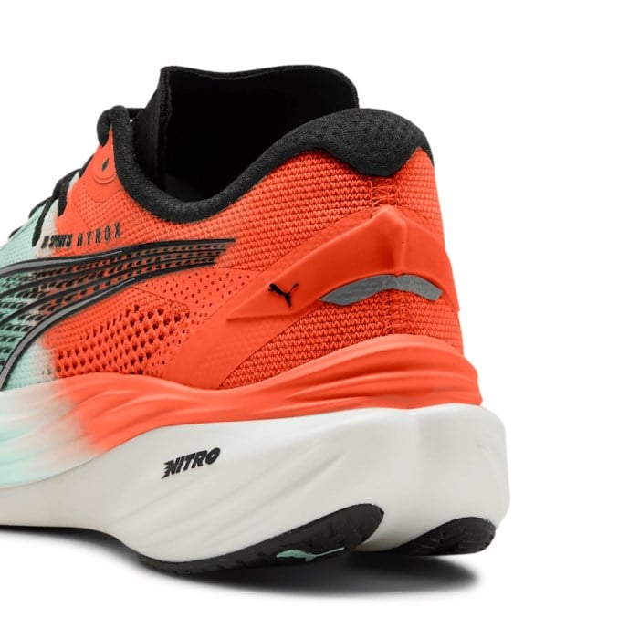 Puma Deviate Nitro 3 Hyrox - Mens Running Shoes - Glowing Red/Mint Melt