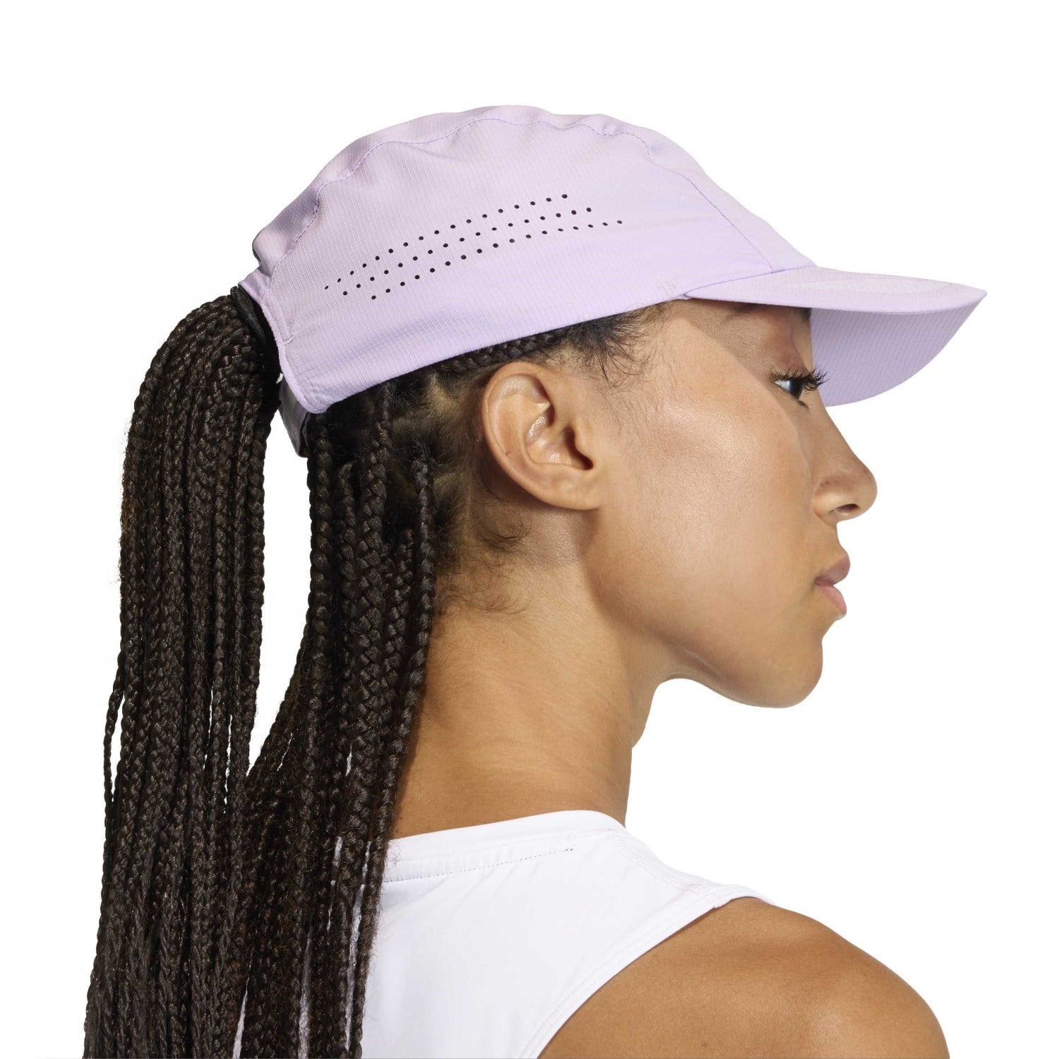 adidas RUNxADIZERO Lightweight Climacool Cap - Powder Plum/Solar Yellow