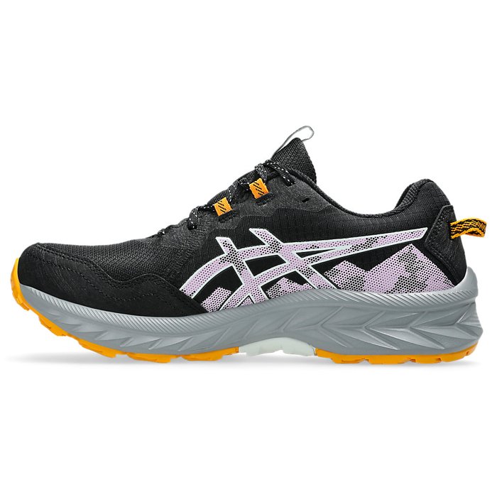 Asics Gel Venture 10 - Womens Trail Running Shoes - Black/Light Ube