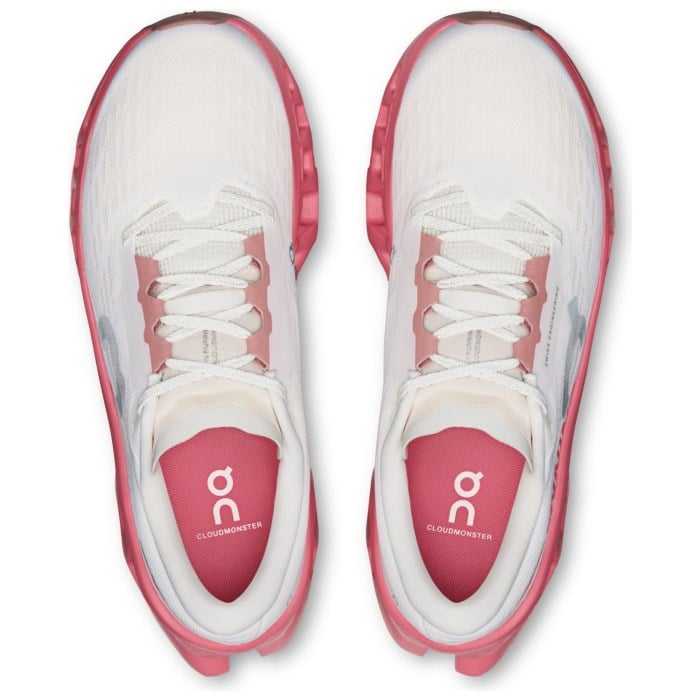 On Cloudmonster 3 - Mens Running Shoes - Ivory/Camelia - image 3