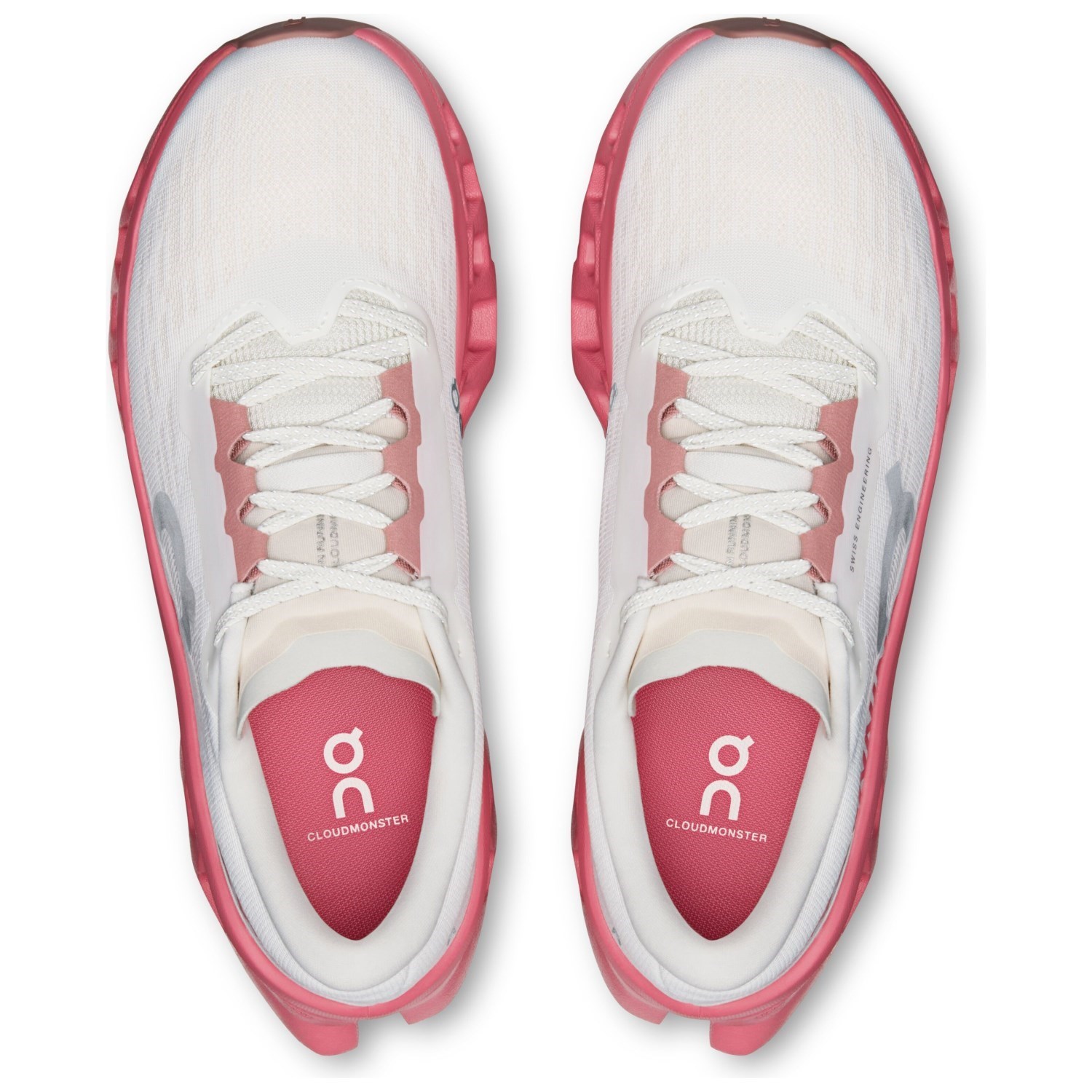 On Cloudmonster 3 - Mens Running Shoes - Ivory/Camelia - image 3