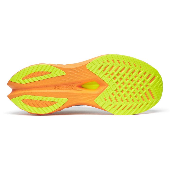 Saucony Endorphin Speed 4 - Mens Running Shoes - White/Peel