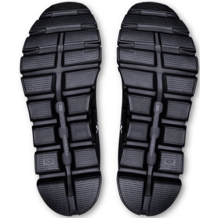 On Cloud 6 Waterproof - Mens Running Shoes - Black/Black