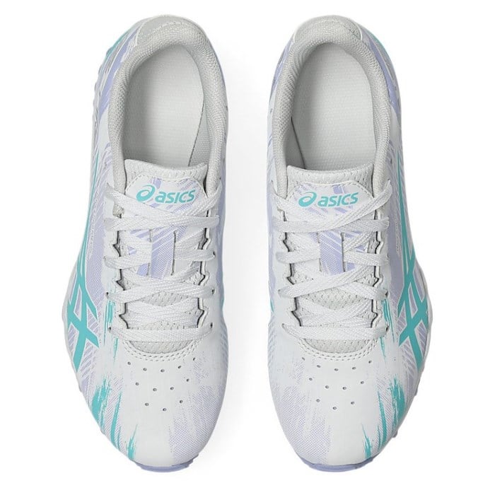 Asics Gel Firestorm 5 - Kids Racing Waffles - White/Ice Mint - image 3