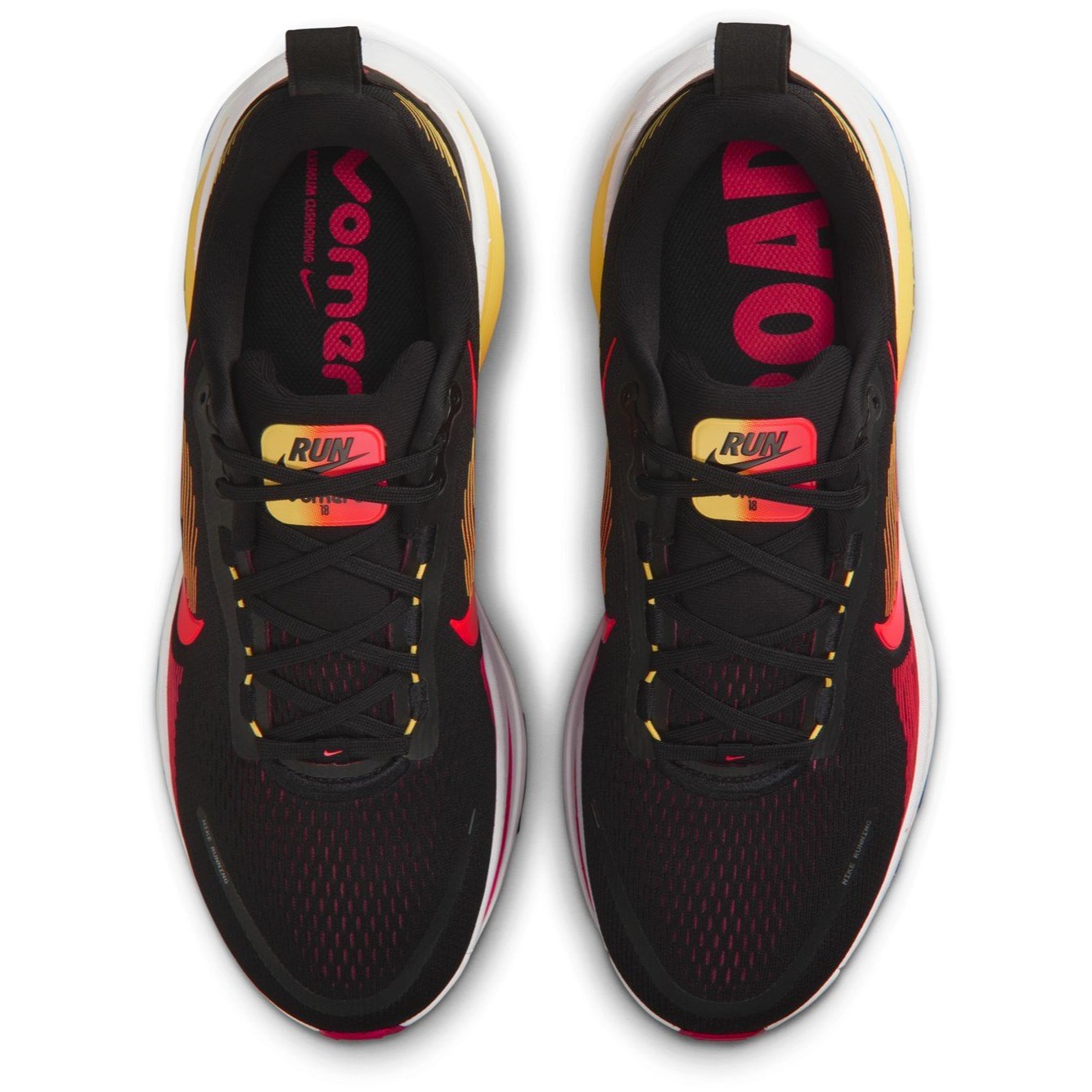 Nike Vomero 18 - Mens Running Shoes - Black/Bright Crimson/Light Crimson
