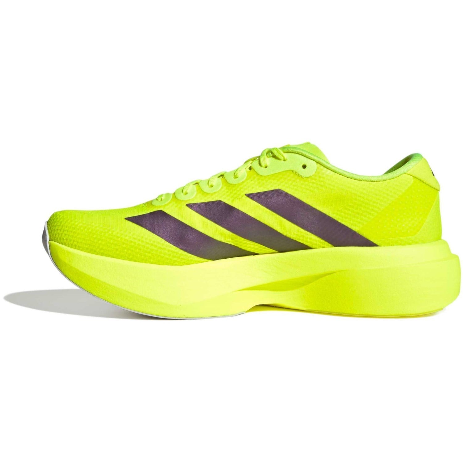 adidas Adizero Evo SL Woven - Mens Running Shoes - Solar Yellow/Aurora Plum/Powder Plum