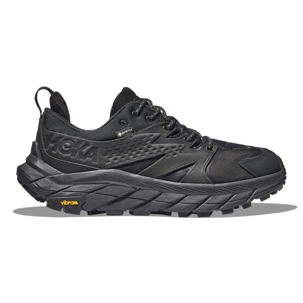 Hoka Anacapa Low GTX - Mens Hiking Shoes - Black/Black
