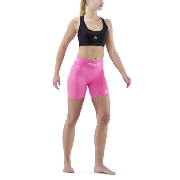 Skins Series-1 Womens Compression Shorts - Bright Pink