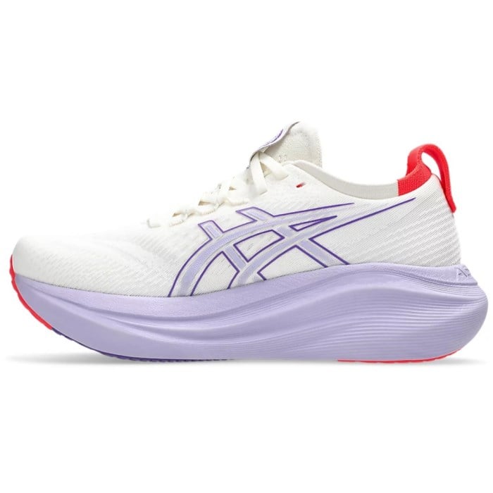 Asics Gel Nimbus 27 Tokyo - Womens Running Shoes - Cream/Edo Purple