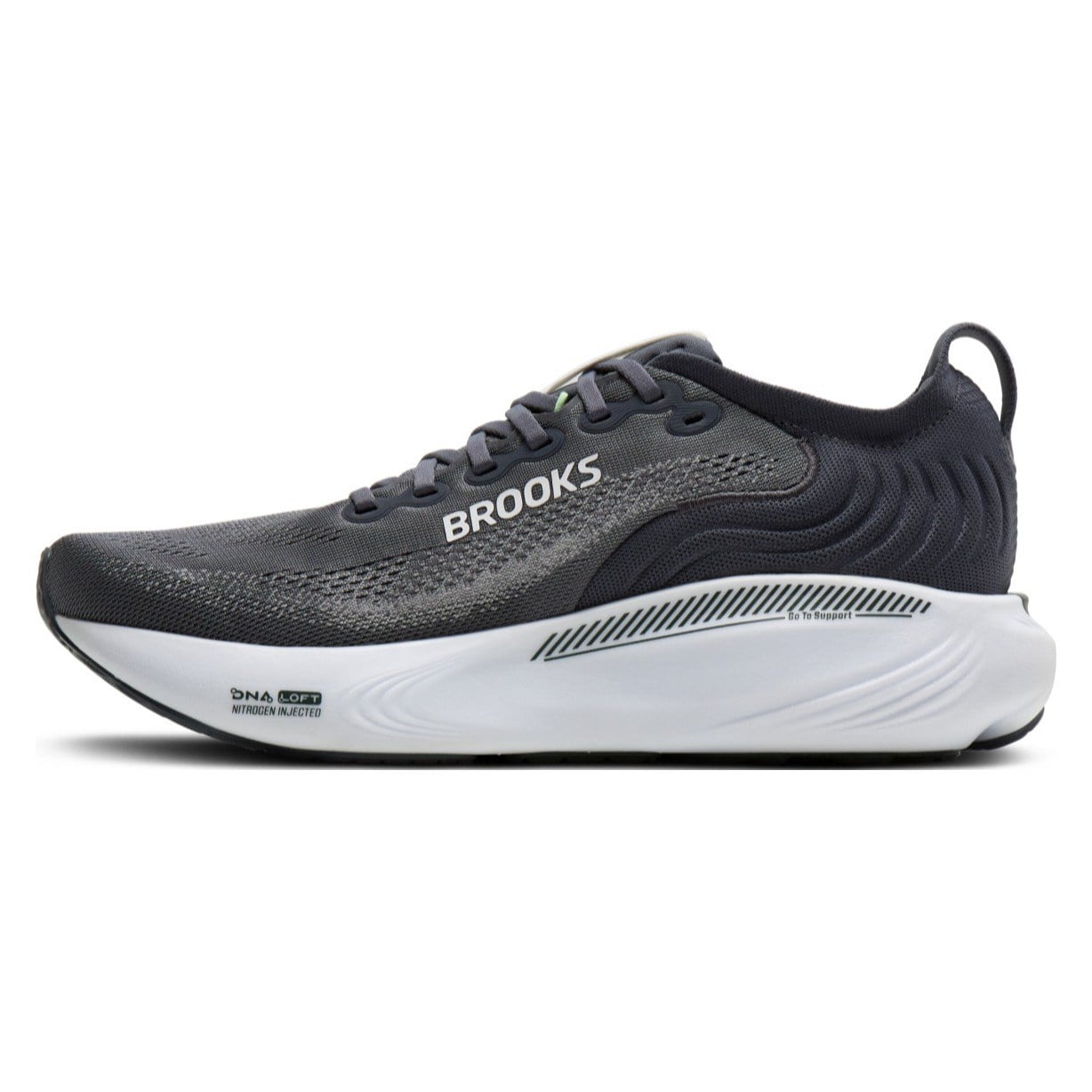 Brooks Adrenaline GTS 25 - Mens Running Shoes - Grey/Paradise Green/Spruce - image 2