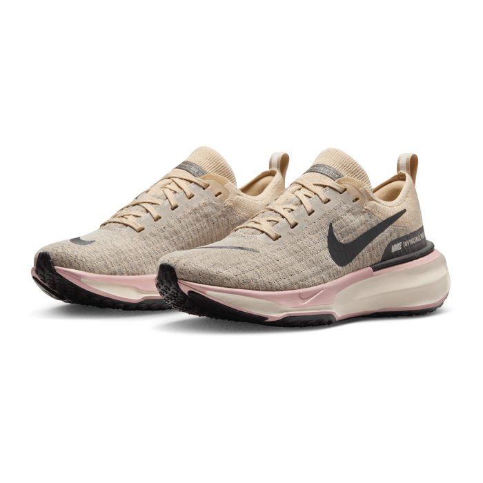 Nike ZoomX Invincible Run Flyknit 3 - Womens Running Shoes - Sanddrift/Anthracite/Pink Oxford