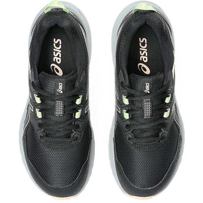 Asics Gel Venture 9 GS - Kids Trail Running Shoes - Black/Whisper Green