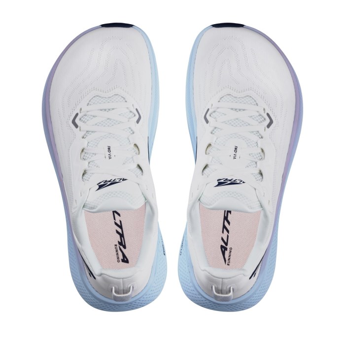 Altra FWD Via - Womens Running Shoes - White/Light Blue