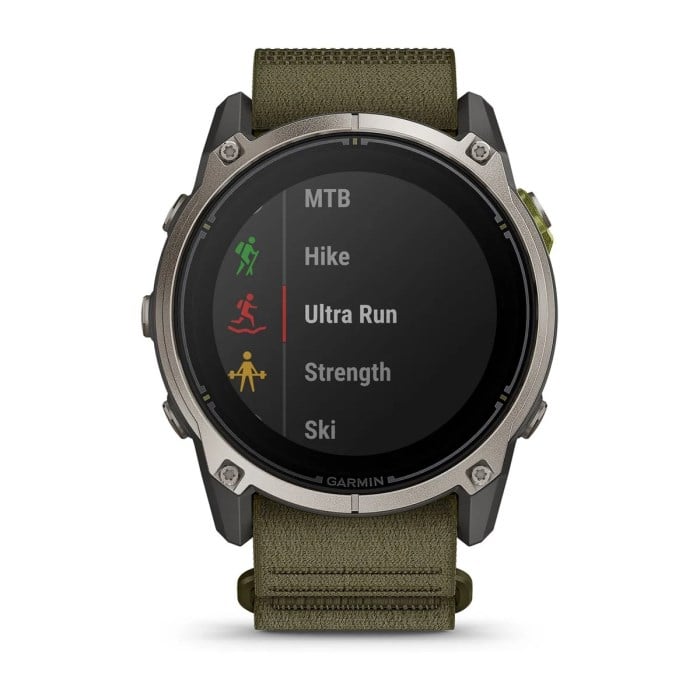 Garmin Enduro 4 Titanium GPS Smartwatch - Bare Titanium/Dark Olive - image 2