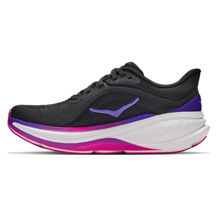 Hoka Clifton Pro - Womens Running Shoes - Carbon Black/Cosmic Purple - image 2