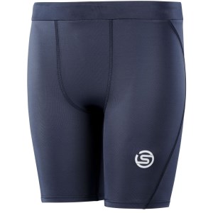 Skins Series-1 Youth Kids Compression Half Tights - Navy Blue