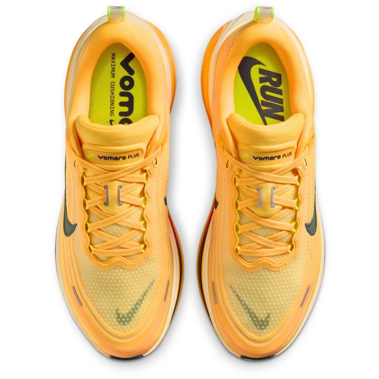Nike Vomero Plus - Mens Running Shoes - Citron Pulse/Blue Void/Alabaster
