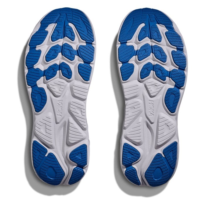 Hoka Clifton 10 - Mens Running Shoes - Ash Grey/Neon Green