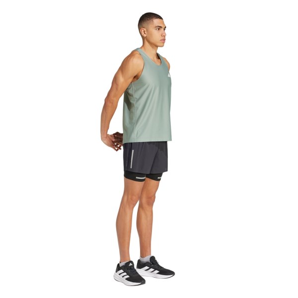 Adidas Own The Run Tank - Mens - Silver Green