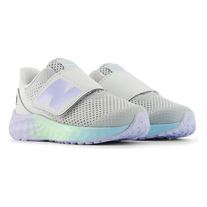 New Balance Fresh Foam Arishi v4 - Toddlers Running Shoes - Grey Matter/Daybreak/Cosmic Jade