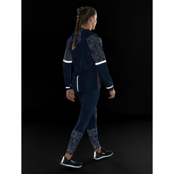 Ronhill Life Nightrunner Womens Running Tights - Deep Navy/Reflect