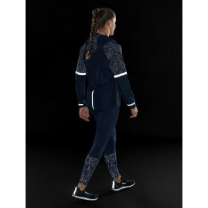 Ronhill Life Nightrunner Womens Running Tights - Deep Navy/Reflect