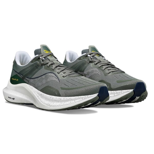 Saucony Tempus - Mens Running Shoes - Bough/White