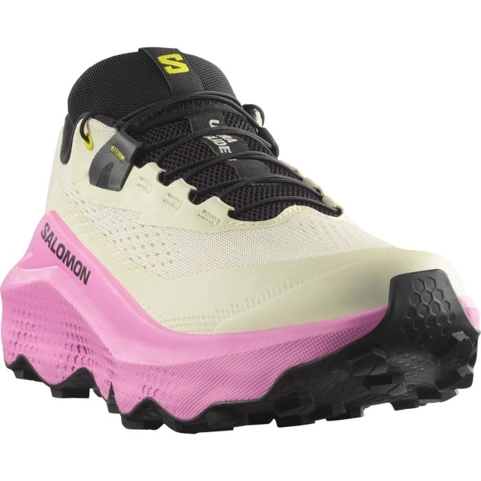 Salomon Ultra Glide 3 - Womens Trail Running Shoes - Almond Milk/Cyclamen/Black