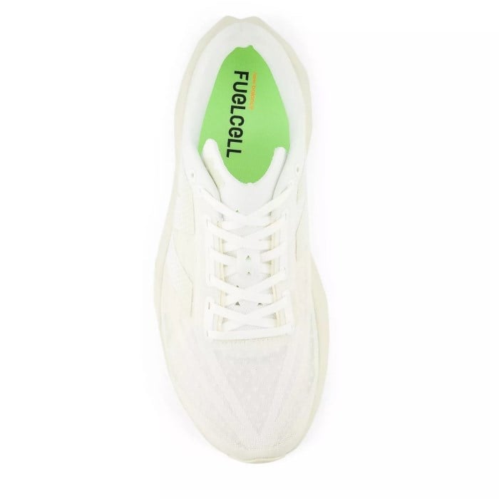 New Balance FuelCell Rebel v4 - Mens Running Shoes - White/Linen/Sea Salt