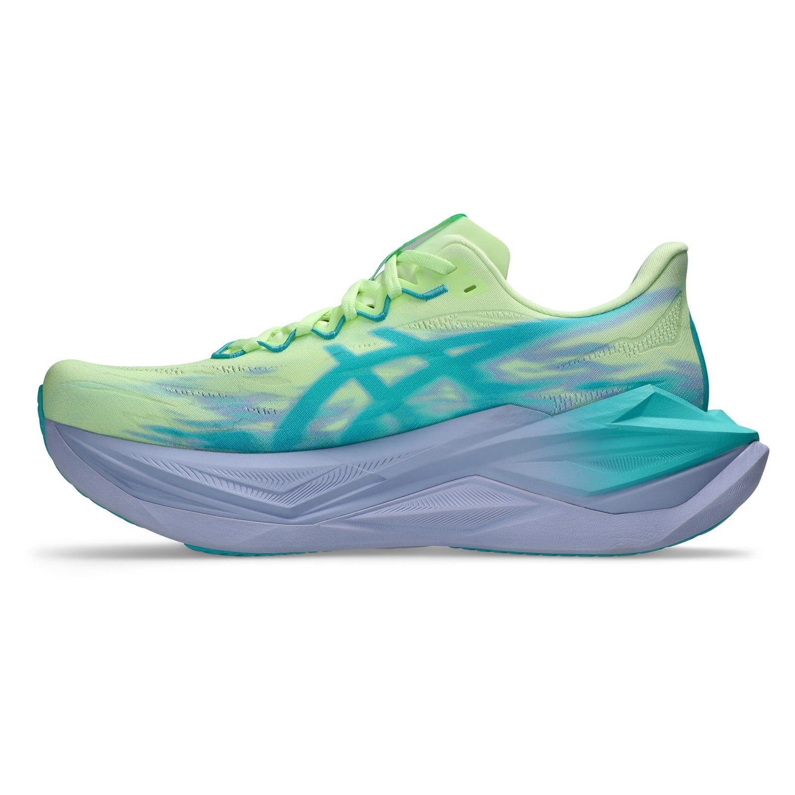 Asics Superblast 3 - Unisex Running Shoes - Illuminate Yellow/Energy Aqua - image 2