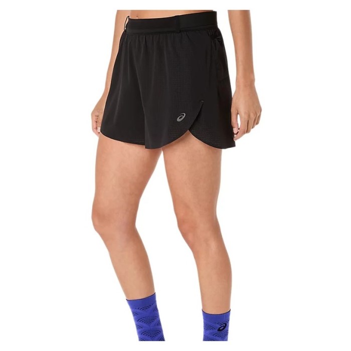 Asics MetaRun Womens Split Shorts - Performance Black - image 4