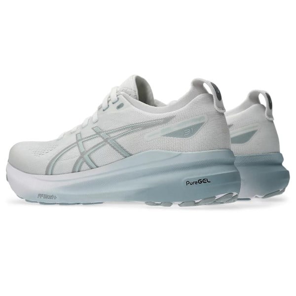 Asics Gel Kayano 31 - Womens Running Shoes - White/Dolphin Grey