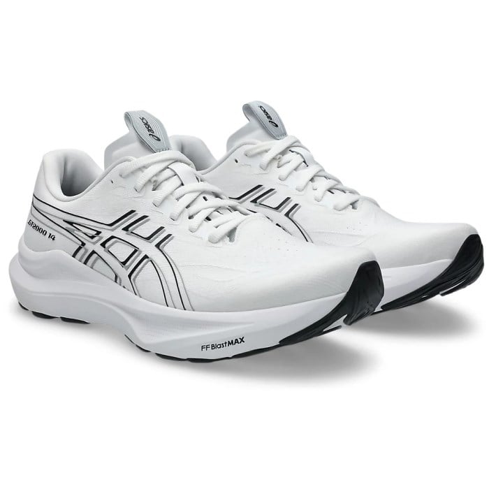 Asics GT-2000 14 - Mens Running Shoes - White/Black