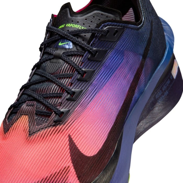 Nike ZoomX Vaporfly 4 - Mens Racing Shoes - Dark Obsidian/Black/Purple Dynasty