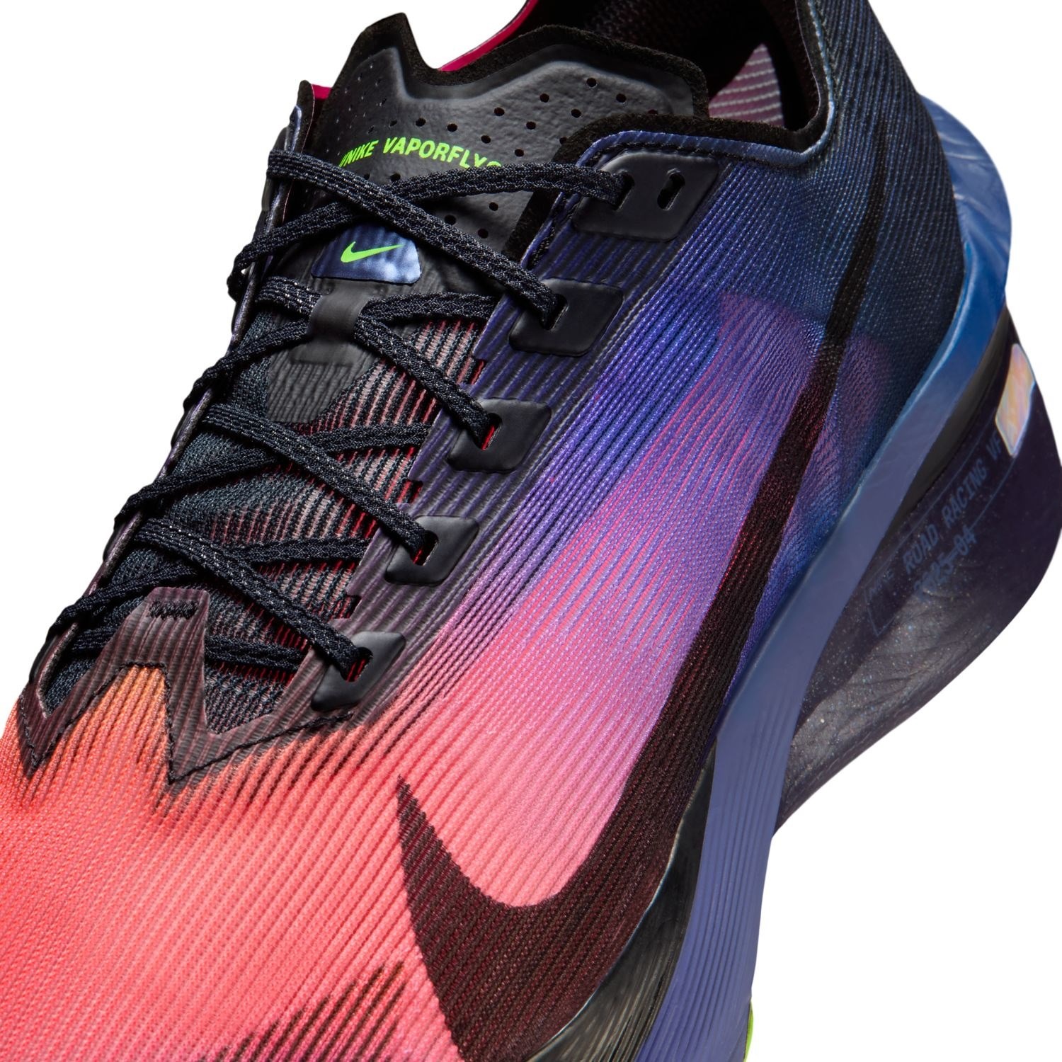 Nike ZoomX Vaporfly 4 - Mens Racing Shoes - Dark Obsidian/Black/Purple Dynasty