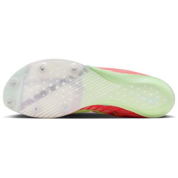 Nike Air Zoom Maxfly 2 - Unisex Track Sprint Spikes - Bright Crimson/Washed Coral/Lime Blast