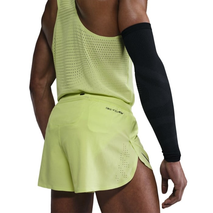 Nike Aeroswift 2 Inch Brief-Lined Mens Running Shorts - Light Lemon Twist/Black