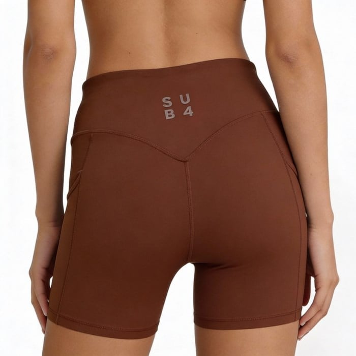 SUB4 Sports Bra & 4 inch Bike Shorts Bundle - Mocha