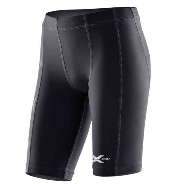 2XU Kids Compression Full Short - Black/Black
